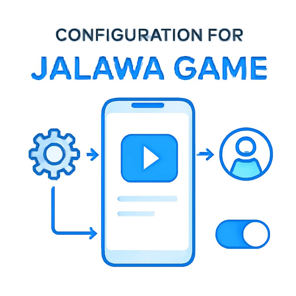 Diagram of configuration settings for Jalawa Game App.