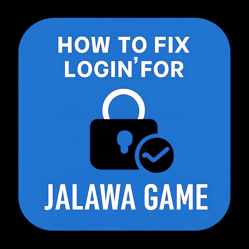 Icon representing guidance on fixing login for Jalawa Game.