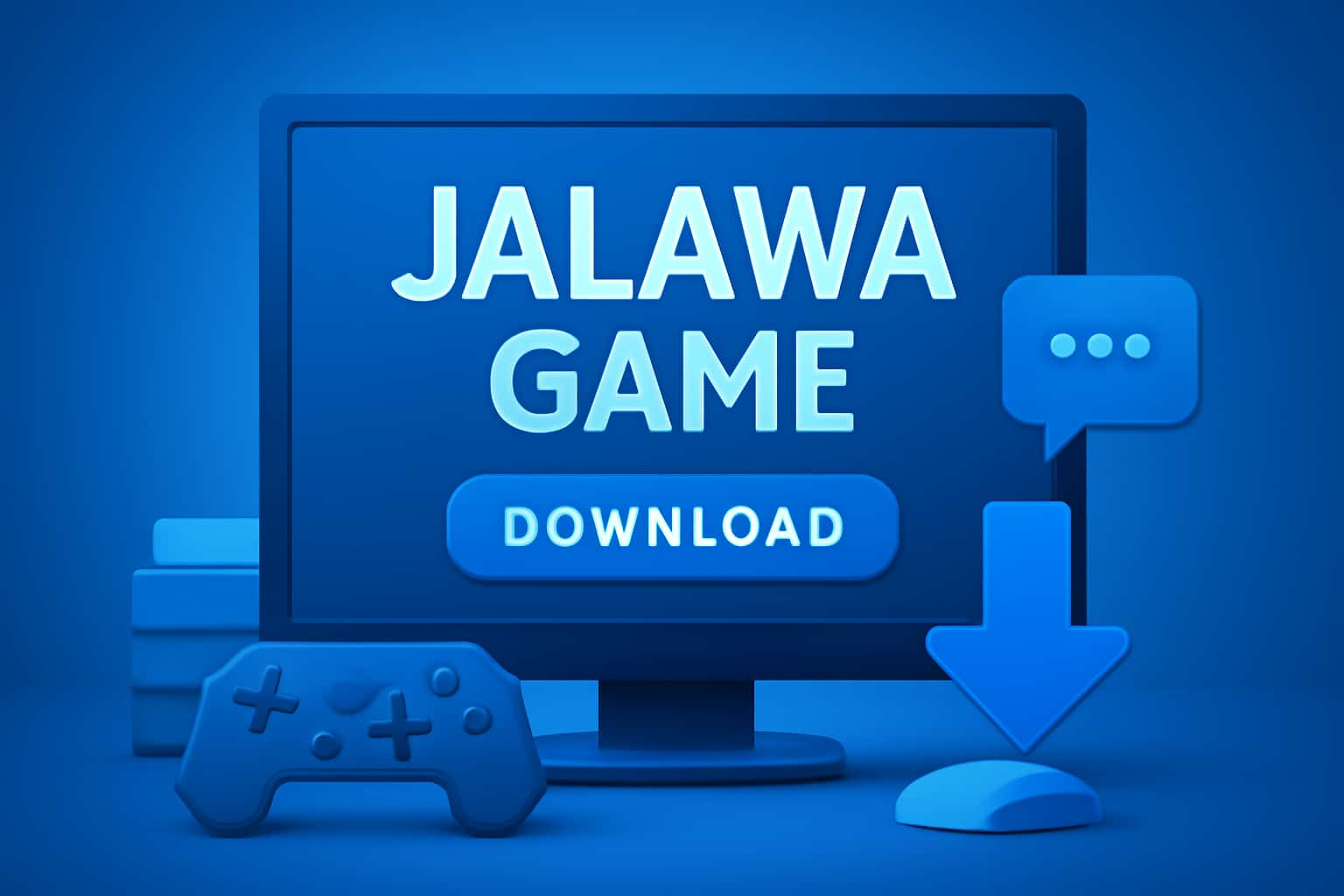 An informative illustration of downloading Jalawa Game.