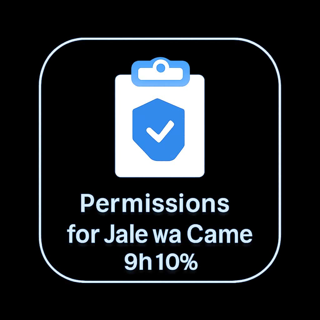 Icon representation of Jalawa Game permissions on iOS.