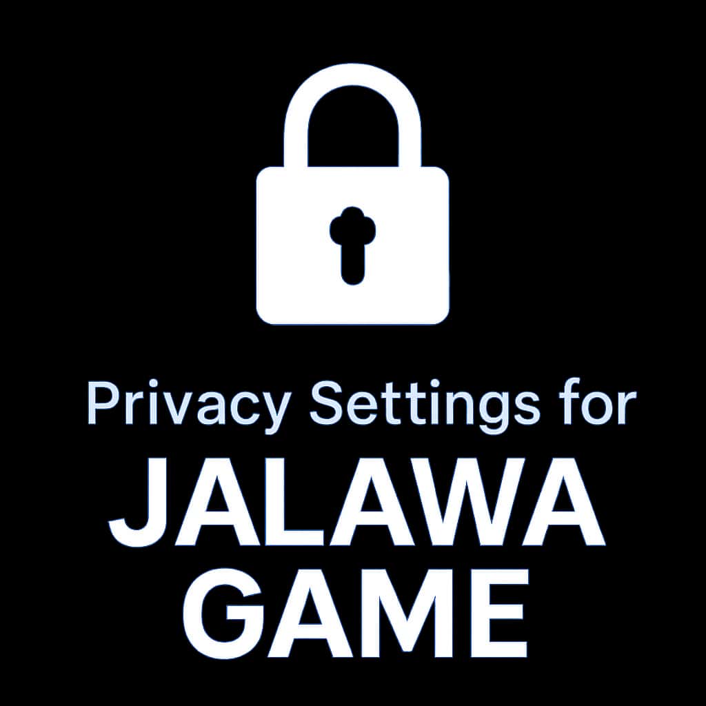 Icon representing privacy settings for Jalawa Game.